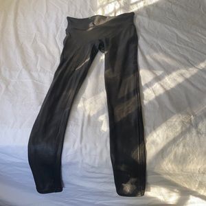 Spanx faux leather leggings